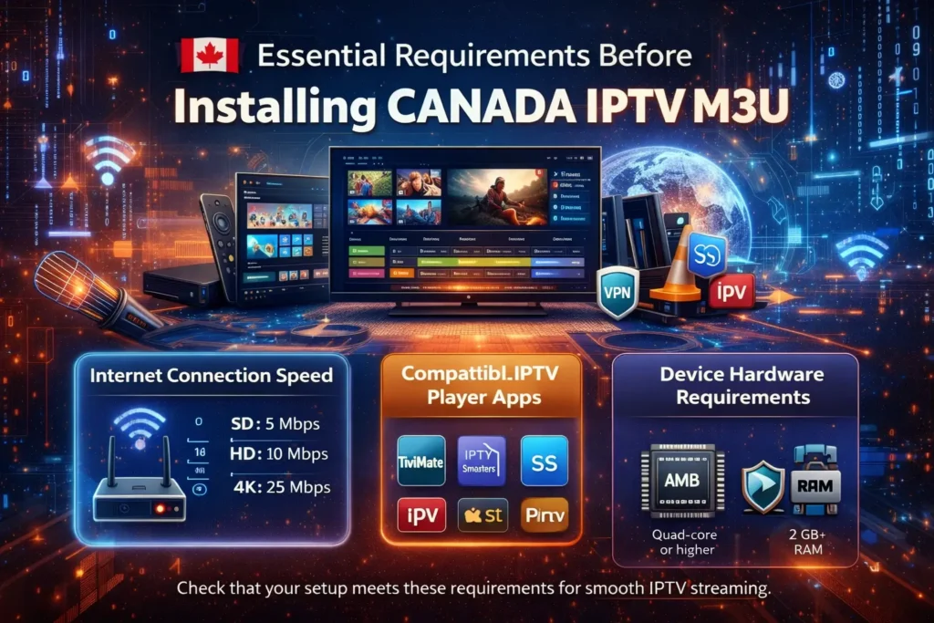 Canada IPTV M3U